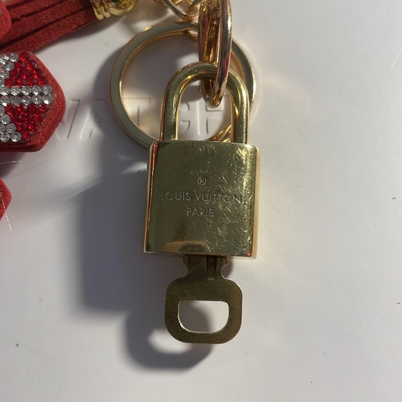 Louis Vuitton # 439 Lock & Key w/ unbranded Key Chain / Bag Charm - Picture 5 of 14